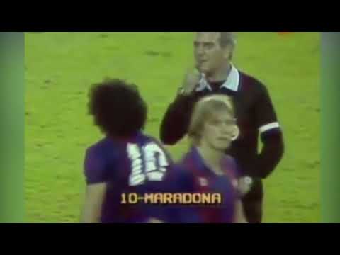 Crazy fight including Maradona - Barcelona vs Athletic Bilbao (1984)