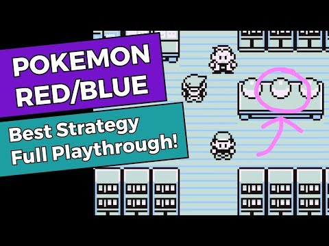 Pokemon Red/Blue - Best Strategy Full Playthrough!