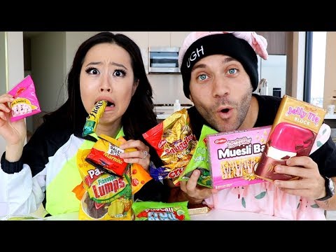 BEST MUKBANGERS TRY SNACKS FROM NEW ZEALAND with STEPHANIE SOO