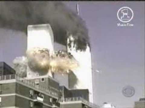 Dark Object After 2nd Plane hit WTC
