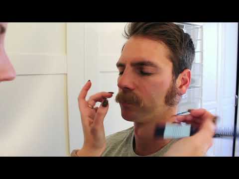 How to Professionally Apply a Fake Mustache