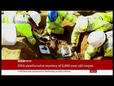 DNA sleuths solve mystery of the 2,000-year old corpse (UK/(Europe)) 20/Dec/2023