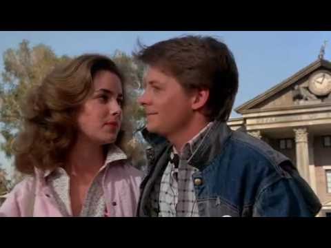 Back to the future scene 1985