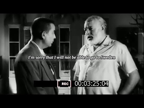 Ernest Hemingway Interview on Missing Nobel Prize Ceremony