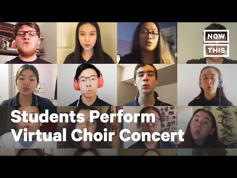 Acapella Choir Performs &#039;Over the Rainbow&#039; in Virtual Concert | NowThis
