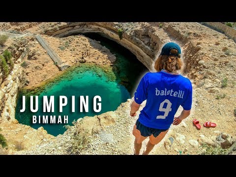 Bimmah Sinkhole Oman (he actually did it!)