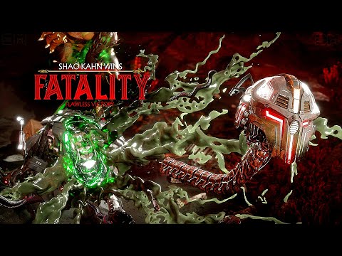 MK11 All Shao Kahn Brutalities, Fatalities, Friendship &amp; Ending