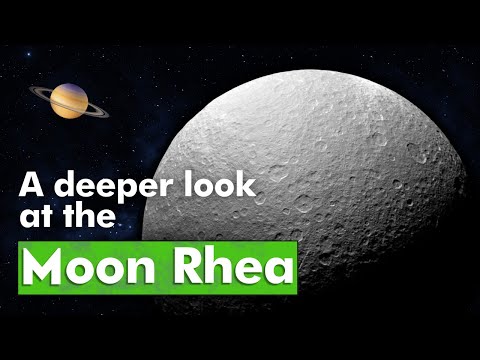 &quot;Unveiling Saturn&#039;s Moon Rhea: Composition and Mysteries | Space Exploration and Cosmic Insights&quot;