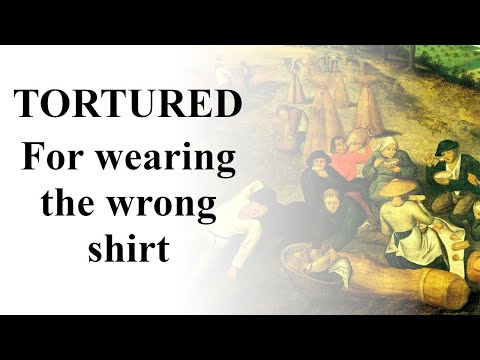 Tortured for wearing the wrong shirt - England&#039;s Sumptuary Laws