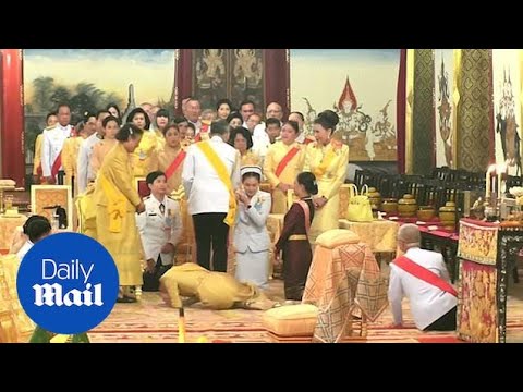 Thai King conducts final rituals in preparation of his coronation