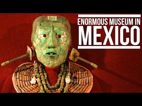 ENORMOUS MUSEUM IN MEXICO (NATIONAL MUSEUM OF ANTHROPOLOGY)| Eileen Aldis