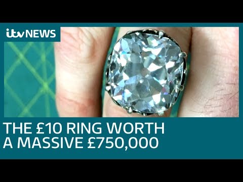 Ring bought for a tenner valued at £750,000 | ITV News