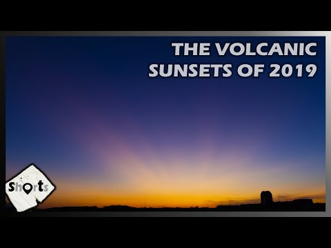 Volcanic Sunsets 2019, Raikoke, Ulawun Volcanoes create Purple Sunsets SOT: SHORTS