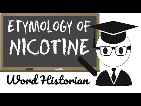 Etymology of Nicotine (Origin of Nicotine) and how it was Thought to be Healthy