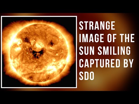 EXPLAINED! Strange image of the sun ‘SMILING’ captured by The NASA Solar Dynamics Observatory SDO