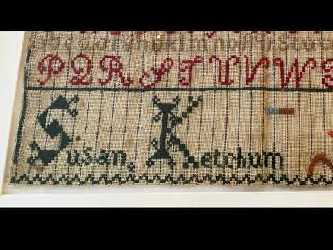 KDHM Artifact Corner: 19th Century Sampler