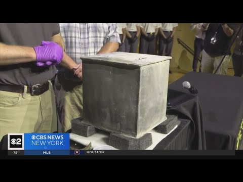 West Point historians open lead box hidden in 194-year-old statue