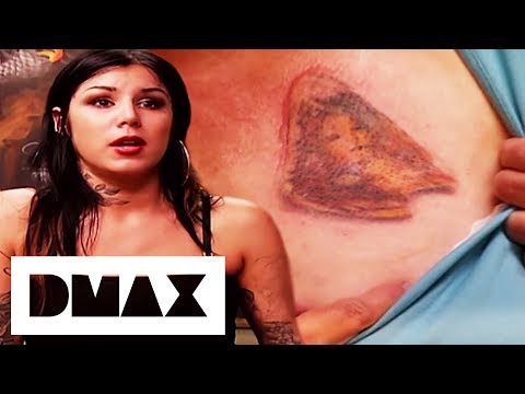 Kat Von D Tattoos The Virgin Mary Grilled Cheese Sandwich | Miami Ink