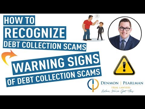How to Recognize Debt Collection Scams - Warning Signs of Debt Collection Scams