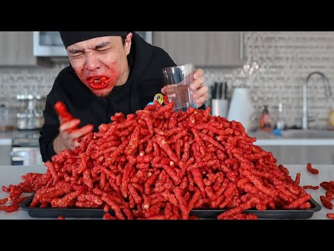 10,000 Calorie FLAMIN&#039; HOT CHEETOS Challenge!!!