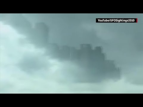 Floating city in the clouds: Fake or fata morgana?