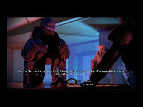 Mass Effect 2 - Funny moment Drunk at Bar!! :P [HD]