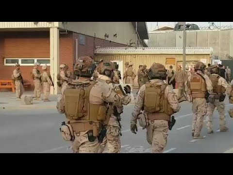 US Forces Secure Evacuation At Kabul Airport - Warning Shots Fired