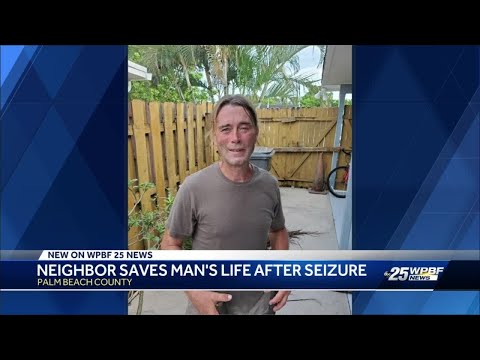 Palm Beach County neighbor saves man&#039;s life during medical emergency