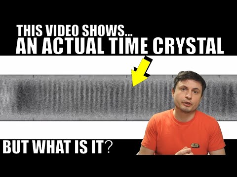 First Video of an Actual Time Crystal Produced - But What Are They?