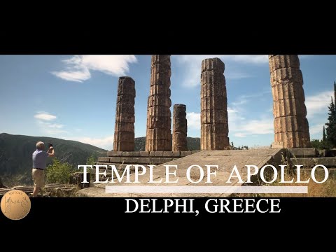 Temple of Apollo Delphi, Greece | Oracle of Apollo | Omphalos | Rock of the Sibyl | 4K