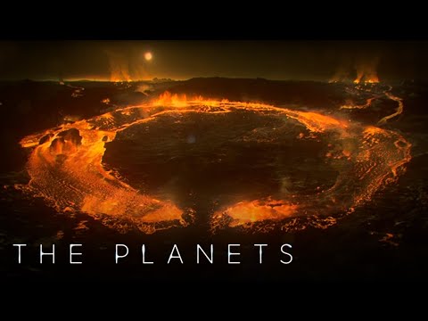 Jupiter&#039;s Moon IO is a World of Fire and Lava | The Planets | BBC Earth