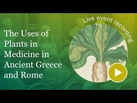 Gavin Hardy - The Uses of Plants in Medicine in Ancient Greece and Rome