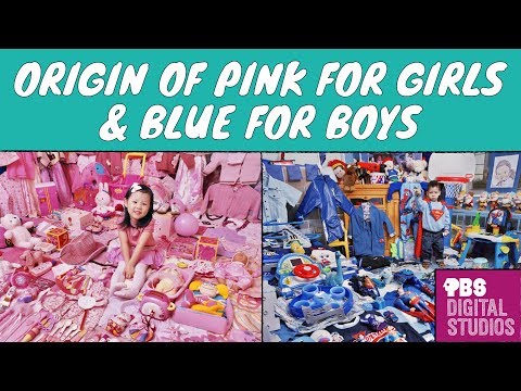 Why was Pink for Boys and Blue for Girls?