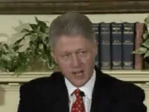 Bill Clinton on Monica Lewinsky: I did not have sexual relations... or wait, maybe I did