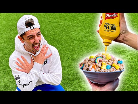 Eating the Worlds WEIRDEST Food Combinations - Challenge