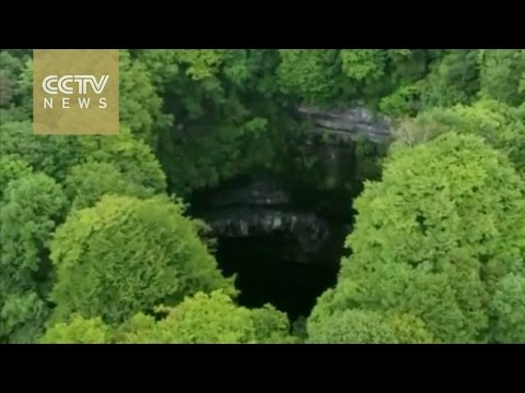 49 giant sinkholes discovered in NW China&#039;s Shaanxi Province