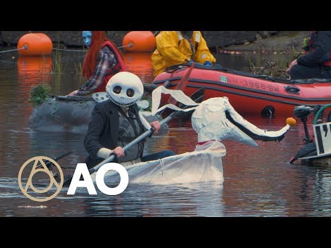 Pumpkin Racing in Goffstown’s Giant Pumpkin Regatta | Gastro Obscura