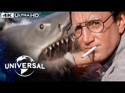 Jaws | &quot;You’re Going To Need a Bigger Boat&quot; | Shark Attacks Chief Brody in 4K HDR