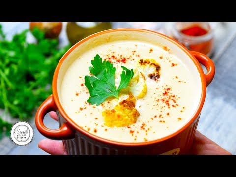 Creamy Roasted Cauliflower Soup