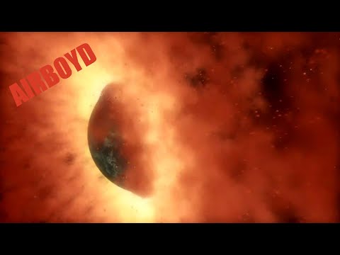 Planet Smash-Up Animation NASA JPL Spitzer Space Telescope HD