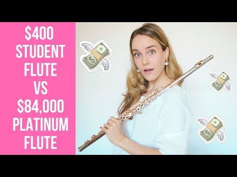 the most expensive flute...ever??! $84,000 platinum Haynes | #flutelyfe with @katieflute + FCNY