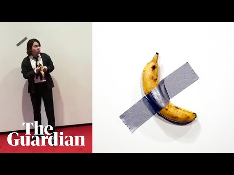 ‘Hungry’ South Korean student eats banana from $120,000 artwork