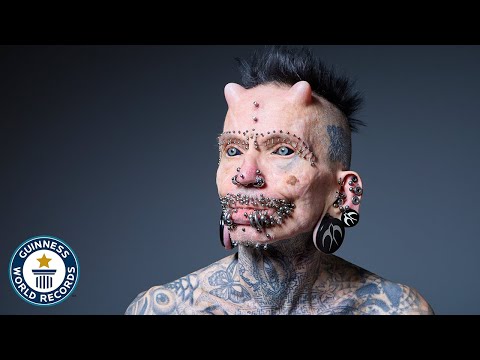 Most Body Modifications - Guinness World Records