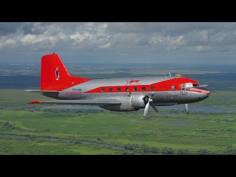 Mission ILYUSHIN IL-14 (1957 made - Air to Air and from Cockpit)