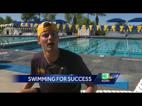 Folsom swimmer follows his dream, sets world record at Deaflympics