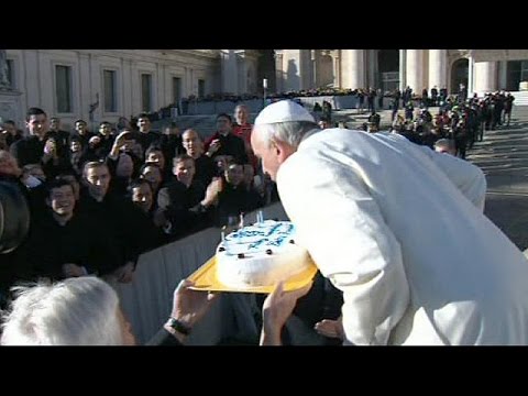 Mass tango for Pope Francis on his 78th birthday - no comment