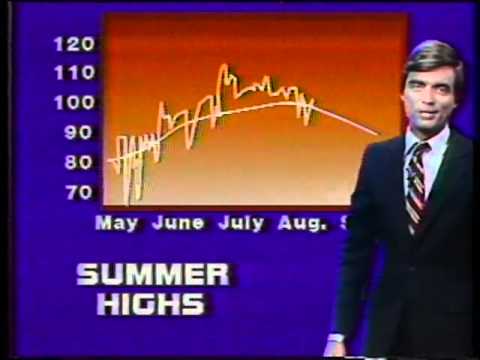 WFAA-1980 Summer Heat Wave Weathercast Clips