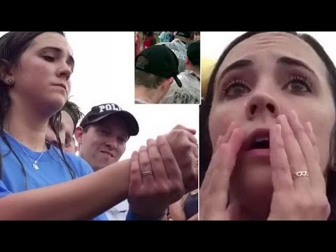 Underage Drinking White Girl Let Go After Rock-Paper-Scissor Game With Cop [ Video]