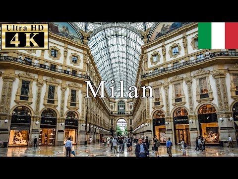 🇮🇹Milan Winter Walk - Galleria Vittorio Emanuele II - 【4K 60fps】