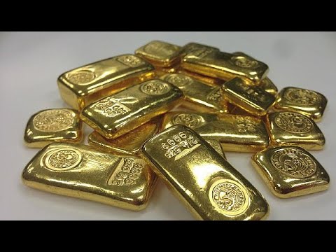 Treasure falls from the sky as Russian airport is showered in gold
